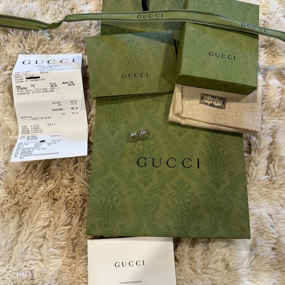GUCCI TRADEMARK EARRINGS